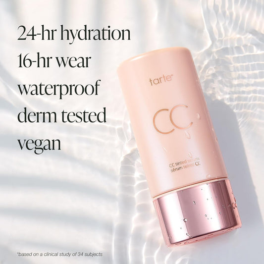CC Tinted Serum — Color-Correcting Tinted Serum, Color-Changing Shade-Matching Adaptisphere Technology, Lightweight Coverage, Waterproof, 16HR Wear, Vegan & Cruelty-Free, Light